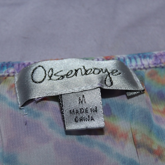 Hippie Rainbow Chiffon Top - Picture 4 of 4